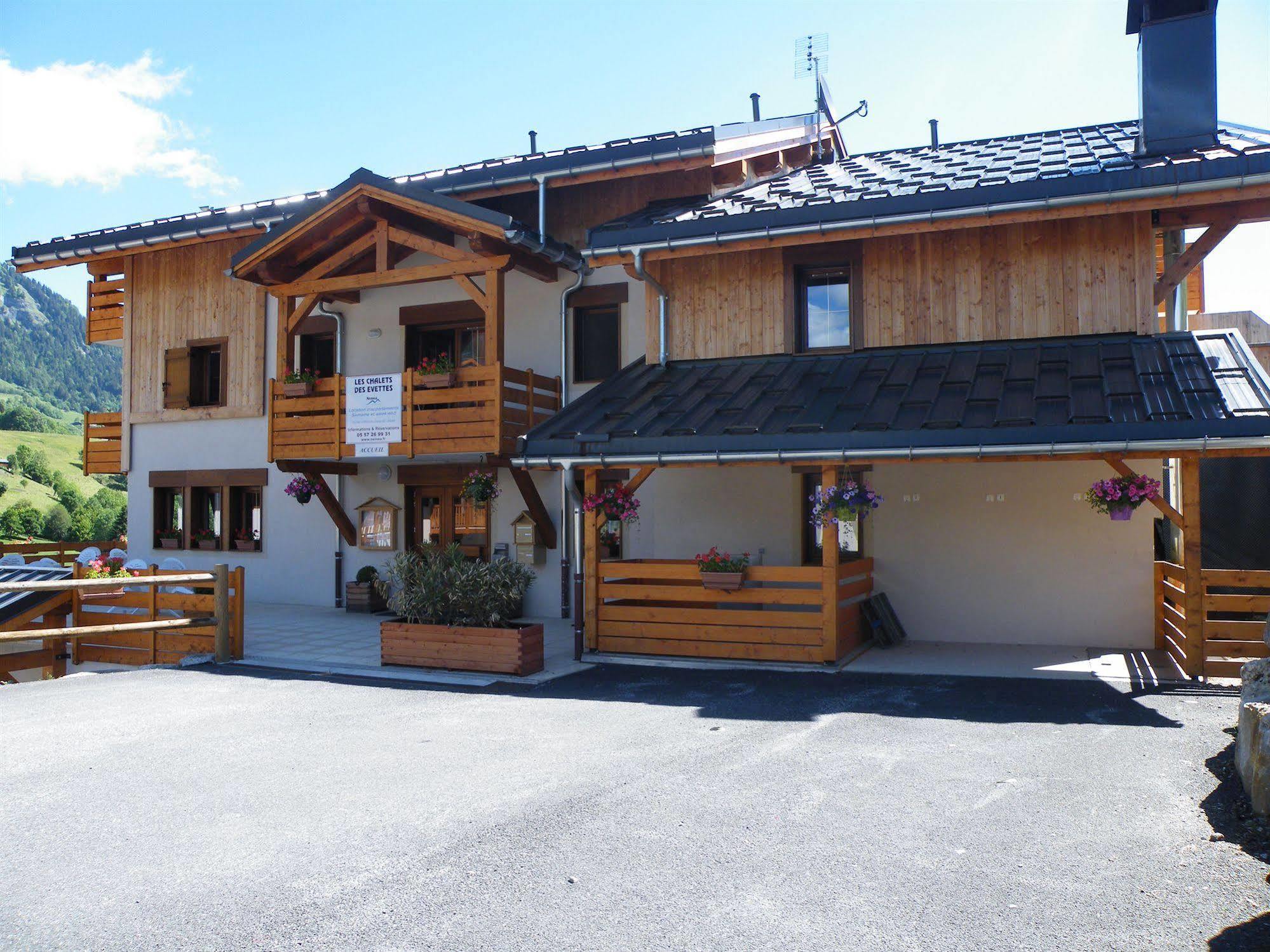 Residence Nemea Les Chalets Des Evettes Flumet Bagian luar foto