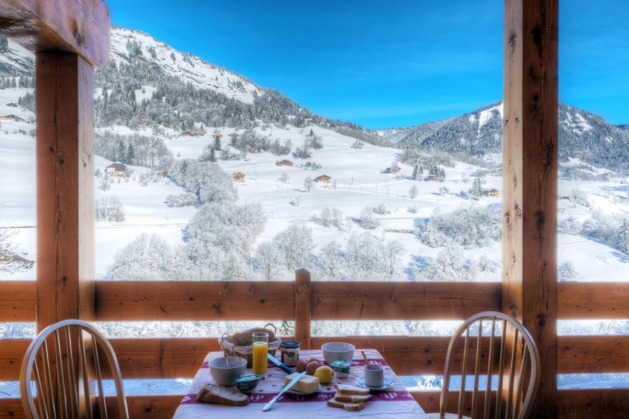 Residence Nemea Les Chalets Des Evettes Flumet Bagian luar foto