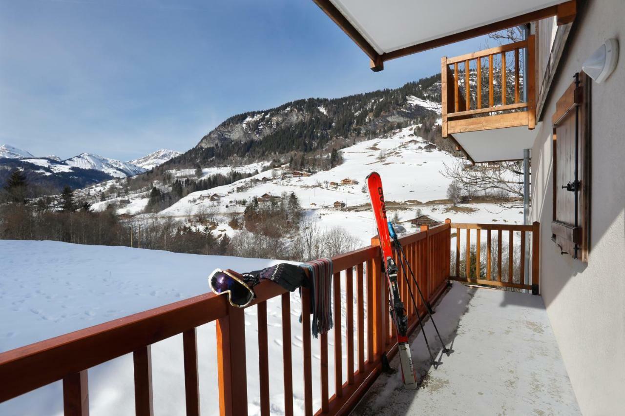 Residence Nemea Les Chalets Des Evettes Flumet Bagian luar foto